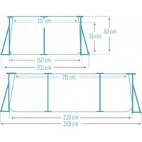 Каркасный бассейн Intex Rectangular Frame 28266 (220x150x60) - Превью изображения №11 — Интернет-магазин ПроЗаказ