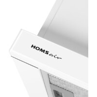Кухонная вытяжка HOMSair Flat 60 Glass (белый) - Превью изображения №4 — Интернет-магазин ПроЗаказ