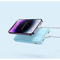 Внешний аккумулятор Baseus Airpow Fast Charge Power Bank 20W 20000mAh (голубой) - Превью изображения №6 — Интернет-магазин ПроЗаказ