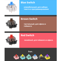 Клавиатура Royal Kludge RK100 RGB (черный, RK Red) - Превью изображения №14 — Интернет-магазин ПроЗаказ