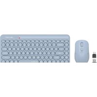 Офисный набор A4Tech Fstyler FG3200 Air2 (синий) - Превью изображения №2 — Интернет-магазин ПроЗаказ