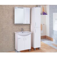  Doratiz Шкаф с зеркалом Эко 60 (правый, белый) - Превью изображения №3 — Интернет-магазин ПроЗаказ