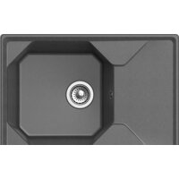 Кухонная мойка GranFest GF-U-740L (графит) - Превью изображения №2 — Интернет-магазин ПроЗаказ