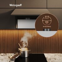 Кухонная вытяжка Weissgauff Quadra 600 Touch Black Glass - Превью изображения №12 — Интернет-магазин ПроЗаказ