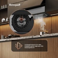 Кухонная вытяжка Weissgauff Quadra 600 Touch Black Glass - Превью изображения №11 — Интернет-магазин ПроЗаказ