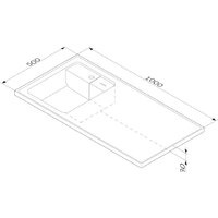 Умывальник AM.PM X-Joy M85AWPL1001WG - Превью изображения №9 — Интернет-магазин ПроЗаказ