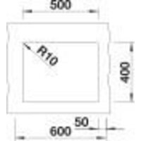 Кухонная мойка Blanco Subline 500-U Coloured Components 527794 (черный) - Превью изображения №10 — Интернет-магазин ПроЗаказ