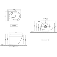 Унитаз подвесной Jaquar Solo SLS-WHT-6953BIUFSM - Превью изображения №2 — Интернет-магазин ПроЗаказ
