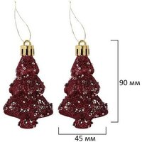 Елочная игрушка Золотая сказка Burgundy Style 592591 (бордо) - Превью изображения №16 — Интернет-магазин ПроЗаказ