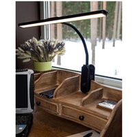 Настольная лампа Lucia Flex Accu Clip L555 (черный) - Превью изображения №2 — Интернет-магазин ПроЗаказ