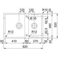 Кухонная мойка Franke Box Center BWX 120-41-27 122.0617.527 - Превью изображения №5 — Интернет-магазин ПроЗаказ