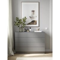 Комод Горизонт Нео 1050 4 ящика (серый графит) - Превью изображения №2 — Интернет-магазин ПроЗаказ