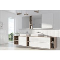  Cersanit Шкаф для ванной Moduo 60 SB-SW-MOD60/Wh - Превью изображения №3 — Интернет-магазин ПроЗаказ