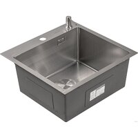 Кухонная мойка Roxen Snake 560220-50-S (50*48) сатин/текстурная поверхность (с коландером и дозатором) - Превью изображения №9 — Интернет-магазин ПроЗаказ