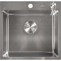 Кухонная мойка Roxen Snake 560220-50-S (50*48) сатин/текстурная поверхность (с коландером и дозатором) - Превью изображения №8 — Интернет-магазин ПроЗаказ