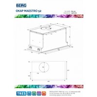Кухонная вытяжка Berg Maestro 52 WH - Превью изображения №3 — Интернет-магазин ПроЗаказ