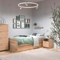 Кровать-тахта Mio Tesoro Сириус раздвижная 90x200 2.02.08.450.3 (дуб сонома) - Превью изображения №3 — Интернет-магазин ПроЗаказ