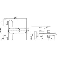 Смеситель Damixa Redblu Palace Grand 461000000 - Превью изображения №2 — Интернет-магазин ПроЗаказ