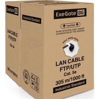 Кабель ExeGate UTP4-C5e-CU-S24-OUT-PE-BK-305 UTP - Превью изображения №2 — Интернет-магазин ПроЗаказ