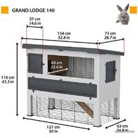 Клетка Ferplast Grand Lodge 140 57086360 - Превью изображения №2 — Интернет-магазин ПроЗаказ