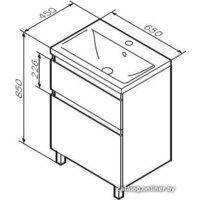  AM.PM Тумба под умывальник X-Joy M85AFSX0652WG - Превью изображения №8 — Интернет-магазин ПроЗаказ