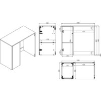  ЗОВ Тумба под умывальник Стамбул Премиум 100 S100LWP0LWPWMD - Превью изображения №5 — Интернет-магазин ПроЗаказ