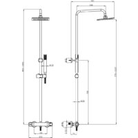 Душевая система  Lauter Dew 21SH20404-4 - Превью изображения №2 — Интернет-магазин ПроЗаказ