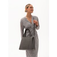 Женская сумка Souffle 322 3225011 (серый теплый кайман эластичный) - Превью изображения №4 — Интернет-магазин ПроЗаказ