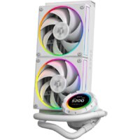 Система жидкостного охлаждения для процессора ID-Cooling SL240 White - Превью изображения №2 — Интернет-магазин ПроЗаказ