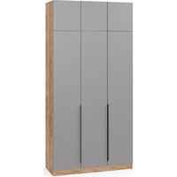 Soma Lord Black 3-х створчатый 120x240 (дуб крафт золотой/серый)