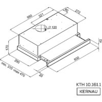Кухонная вытяжка Kernau KTH 10.161.1 X - Превью изображения №3 — Интернет-магазин ПроЗаказ