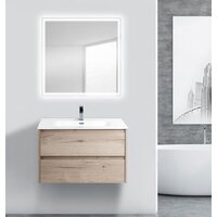  BelBagno Тумба под умывальник Kraft-800-2C-SO-RGB (rovere galifax bianco) - Превью изображения №2 — Интернет-магазин ПроЗаказ