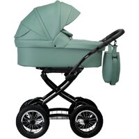 Универсальная коляска Indigo Barbara ECO Classic (2 в 1, be 01/шалфей кожа) - Превью изображения №2 — Интернет-магазин ПроЗаказ