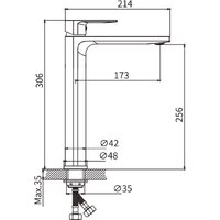 Умывальник Lauter 21493A + Reef 21CK8678C - Превью изображения №4 — Интернет-магазин ПроЗаказ