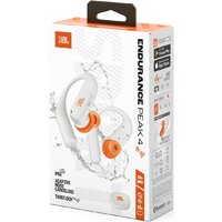 Наушники JBL Endurance Peak 4 (белый/оранжевый) - Превью изображения №8 — Интернет-магазин ПроЗаказ