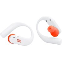 Наушники JBL Endurance Peak 4 (белый/оранжевый) - Превью изображения №2 — Интернет-магазин ПроЗаказ