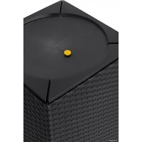 Кашпо Элластик-Пласт Ola Dom Rattan (31л, антрацит) - Превью изображения №6 — Интернет-магазин ПроЗаказ