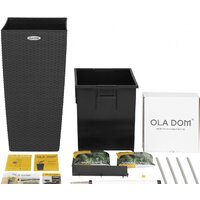 Кашпо Элластик-Пласт Ola Dom Rattan (31л, антрацит) - Превью изображения №11 — Интернет-магазин ПроЗаказ