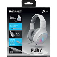 Наушники Defender Fury (белый) - Превью изображения №6 — Интернет-магазин ПроЗаказ