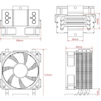 Кулер для процессора ID-Cooling SE-903-XT - Превью изображения №7 — Интернет-магазин ПроЗаказ