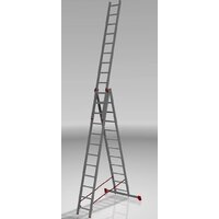 Лестница-стремянка Новая высота NV 323 трёхсекционная профессиональная 3x12 ступеней - Превью изображения №3 — Интернет-магазин ПроЗаказ