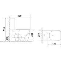 Унитаз напольный Cerutti Alvaro Tornado CT11089 - Превью изображения №5 — Интернет-магазин ПроЗаказ