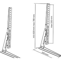 Подставка для телевизора ABC Mount STAND-02 (черный) - Превью изображения №3 — Интернет-магазин ПроЗаказ