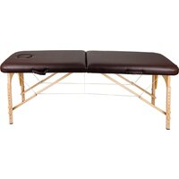 Массажный стол Atlas Sport складной 2-с деревянный 70 см (коричневый) - Превью изображения №2 — Интернет-магазин ПроЗаказ