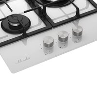 Варочная панель Monsher MGG 43 Blanc - Превью изображения №3 — Интернет-магазин ПроЗаказ