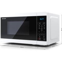 Микроволновая печь Sharp YC-MS02E-S - Превью изображения №2 — Интернет-магазин ПроЗаказ