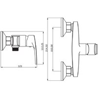 Смеситель Damixa Eclipse 482000000 - Превью изображения №4 — Интернет-магазин ПроЗаказ