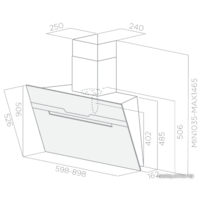 Кухонная вытяжка Elica Majestic BL/A/90 [PRF0116967] - Превью изображения №5 — Интернет-магазин ПроЗаказ