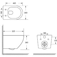 Унитаз подвесной Lauter Vortex 2110830 + TECE Kit 9400413 с кнопкой (белый) - Превью изображения №24 — Интернет-магазин ПроЗаказ