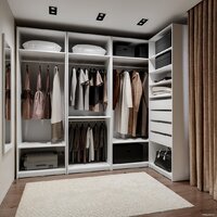 Шкаф распашной Mio Tesoro Макс 2 двери 2.06.01.040.1 (белый) - Превью изображения №6 — Интернет-магазин ПроЗаказ